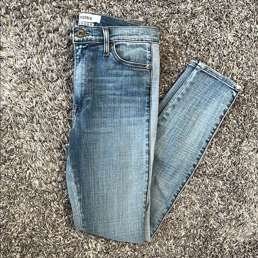 PISTOLA LIGHT BLUE SKINNY JEAN
